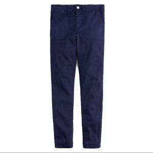 J.Crew tall 9” cargo toothpick pants in navy, sz 31T